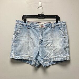 Tommy Hilfiger Light Blue Jean‎ Shorts Size 16 Vintage 2004